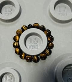 タイガーアイと黒曜石のブレスレット 12mm16cmのサムネイル