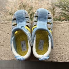 イフミー♡branshesサンダル　16.0 ブルー♡花柄のサムネイル