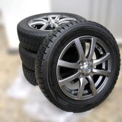 中古 スタッドレスタイヤ・ホイール4本セット《165/65R14》 - メルカリ