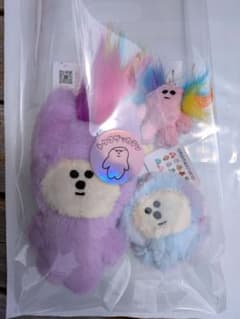 トケコザッカテン イエティとなかまたち パステル ぬいぐるみ 3体 
