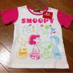 新品 スヌーピー 半袖 Tシャツ キッズ 120㎝のサムネイル