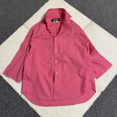 BLACK CONNE des GARCONS】 シャツ 7分丈 ピンク M - メルカリ