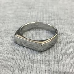 STAINLESS STEEL ハーフスクエアリング US6号 鏡面仕上げ