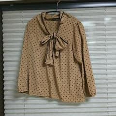 七分袖 ブラウン シャツのサムネイル