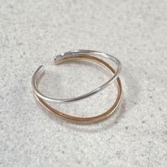 け*う様 美品 ete エテ K10 バイカラー 2連リング け*う様 美品 ete エテ K10 バイカラー 2連リング - メルカリ