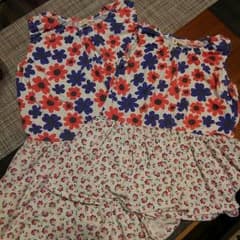 【中古】姉妹双子コーデ　ノースリーブワンピースのサムネイル