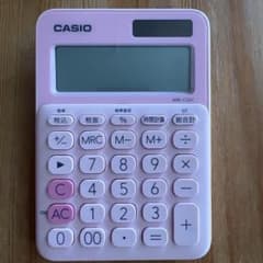 CASIO MW-C20C ピンク電卓のサムネイル