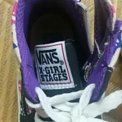 VANZとX-GIRLコラボスニーカー♥14センチ！のサムネイル