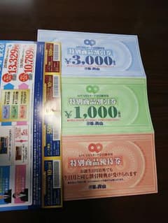 洋服の青山特別券のサムネイル