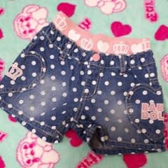 C-mama様　専用❤ドット柄デニムパンツ120cmのサムネイル