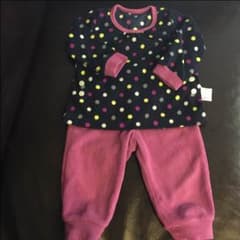 UNIQLO フリースパジャマ  size80のサムネイル