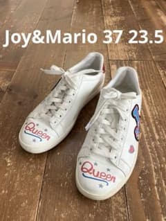 Joy&Mario ジョイアンドマリオ スニーカー 23.5 37 白Queen