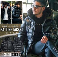 C.V.R.A ダウンジャケット 光沢素材 ZARA UKドリル やりらふぃー