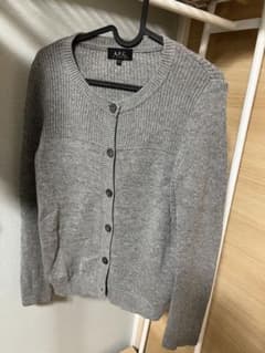 APC (アーペーセー) カーディガン　グレーのサムネイル
