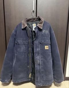 Carhartt ダック地 アクティブジャケット ネイビーのサムネイル