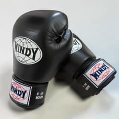 美品 WINDY ウィンディ 本革 ボクシンググローブ 8oz 黒 - メルカリ
