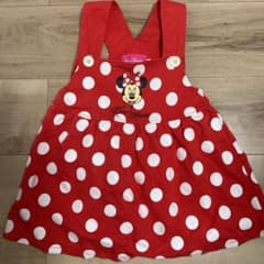 ディズニーリゾート限定　ミニー　水玉　ジャンパースカートのサムネイル