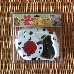 ペット 伸縮タイプリード 新品未使用 斑点柄 送料無料のサムネイル