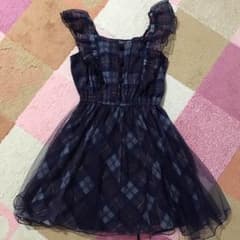 リズリサ ワンピース 青チェックのサムネイル