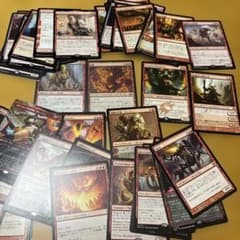 MTG 赤 レア・神話レアまとめ売り50枚 - メルカリ