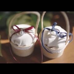 リングリレー用 リングピロー/リボンセットのサムネイル