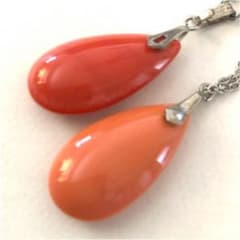 専用です★珊瑚　ペンダント　2本セットのサムネイル