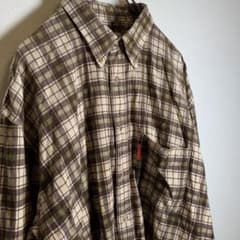 LUCKY STRIKE ラッキーストライク　チェックシャツ　XL 古着 一点物のサムネイル