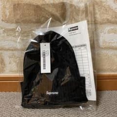 supreme overdyed beanie  black ビーニー　ニット帽のサムネイル