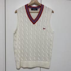 MACKDADDY V NECK KNIT VEST L マックダディのサムネイル