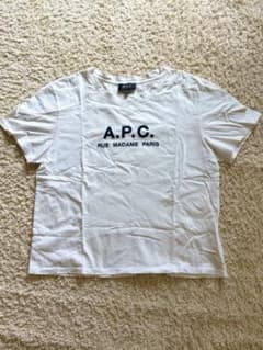 A.P.C. RUE MADAME PARIS ロゴTシャツ ホワイト 半袖 Mのサムネイル