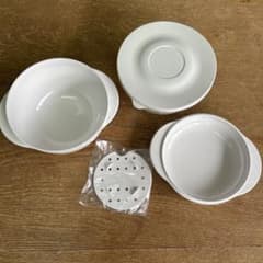 未使用】Tupperware タッパーウェア ウェーブ2000 丸型 小セット