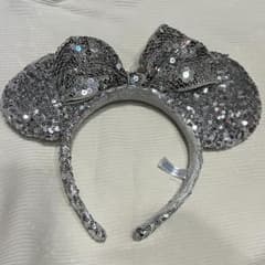 ディズニー カチューシャ スパンコール シルバーのサムネイル