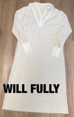 WILLFULLY スキッパーネック 五分袖ワンピースのサムネイル