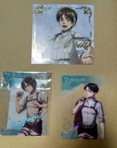 [New product]Attack Titan Eren & Levi Clear Card: Angels and Demons - Let's Go See the Sea