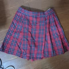 UNIQLO KIDS チェック柄 キュロットスカート 140