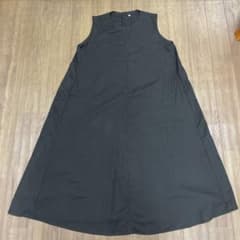 専用出品中です。無印良品 ノースリーブカットソーワンピース XL ダークブラウンのサムネイル