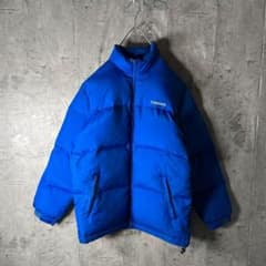 Carhartt 자동차 하트 벽 두께 다운 로고 자수 블루 인기 L 사이즈