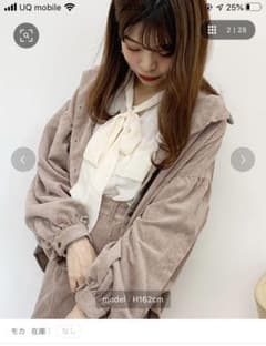 アプレジュール　コーデュロイブラウスのサムネイル
