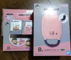 이치 반 쿠지 스타 커비 Kirby Café PETIT 와플 메이커 5 점