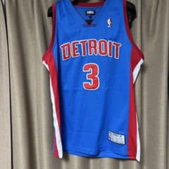 希少】NBAベンウォレスDETROIT 3番 ユニフォーム Mサイズ - メルカリ
