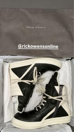 確実正規品ジオバスGEOBASKET RickOwensgeobasket42 Rick Owens ジオバスケット GEOBASKET 42 確実正規品 - メルカリ