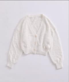 OLIVE des OLIVE ホワイトカーディガンのサムネイル