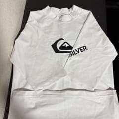 QUIKSILVER キッズ ラッシュガード ホワイト 160のサムネイル
