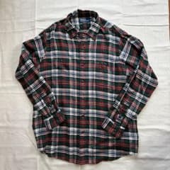 【ウール混】ポロラルフローレン チェック ネルシャツ XL クラシックフィットのサムネイル