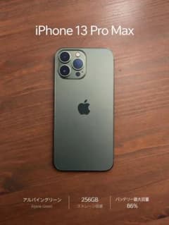 iPhone 13 Pro Max アルパイングリーン 256GB 本体 - メルカリ