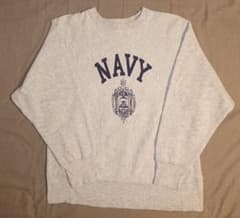 80年代 染み込み NAVY チャンピオンリバースウィーブ 古着 ヴィンテージのサムネイル
