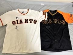 た*）様 読売ジャイアンツ 直筆サイン入りユニ2枚セット 坂本勇人 阿部