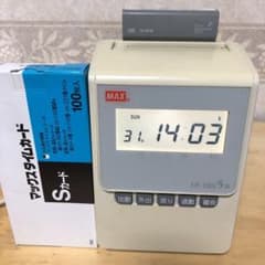 マックスタイムレコーダー　ER-110S5Wのサムネイル