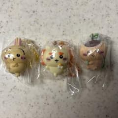 ちいかわ　マスコットつきビスケット　シーサー うさぎ くりまんじゅう３個セットのサムネイル