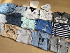 子供服70 きれいなもののみ17点のサムネイル
